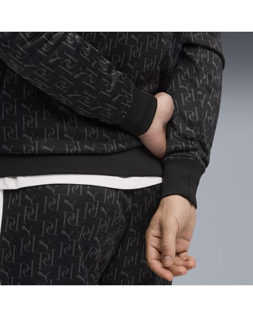 PUMA T7 Allover-Print Trainingsjacke Herren, Kleidung in Black für Herren