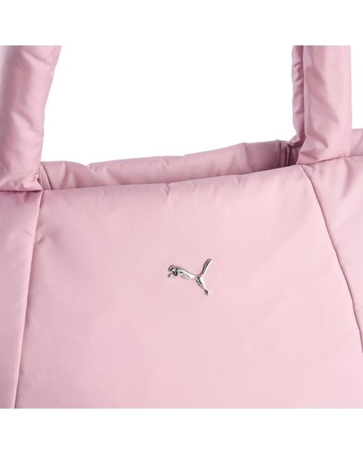 PUMA Pink Slouchy Small Shopper Bag