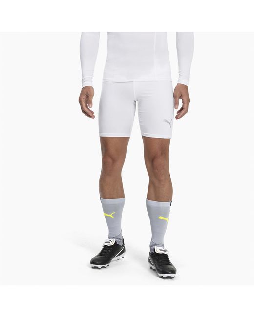 PUMA White Liga Baselayer Short Tights for men