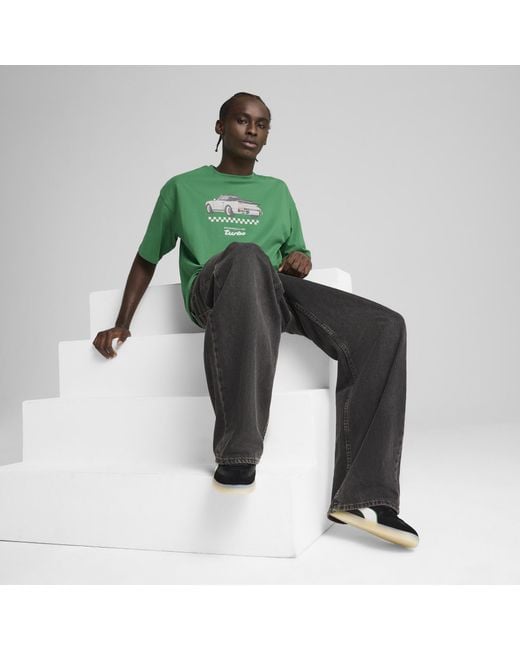 PUMA Porsche Legacy T-Shirt Met Print 3 in het Green voor heren