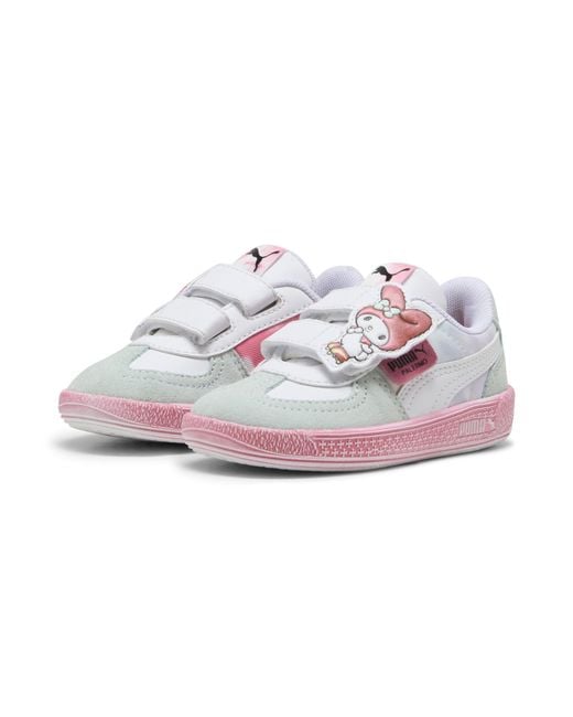 PUMA Pink X Hello Kitty And Friends Palermo Sneakers Mit Klettverschluss Babys Schuhe Für Damen