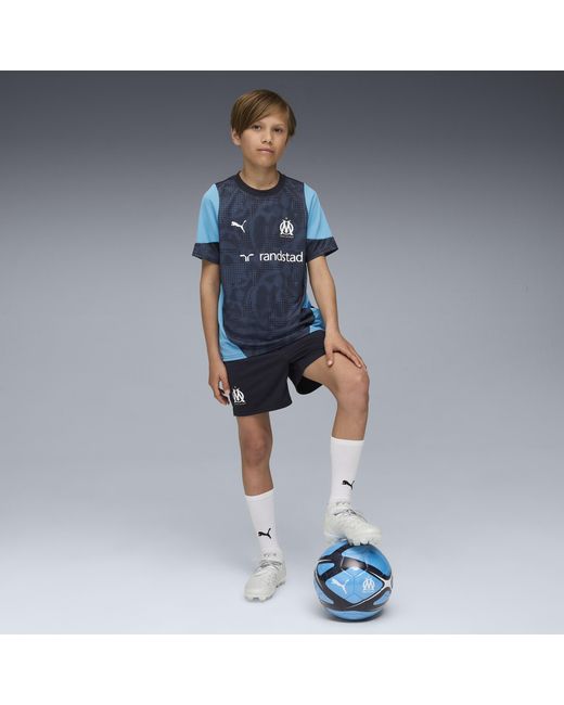 PUMA Blue Olympique De Marseille Trainingshose Teenager, Kleidung, /Weiß