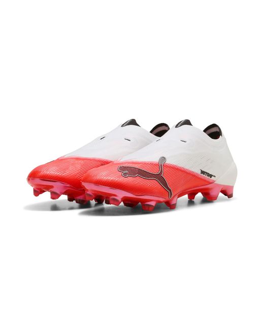 PUMA Red Ultra Nitro 7 Ultimate Fg Laceless Football Boots