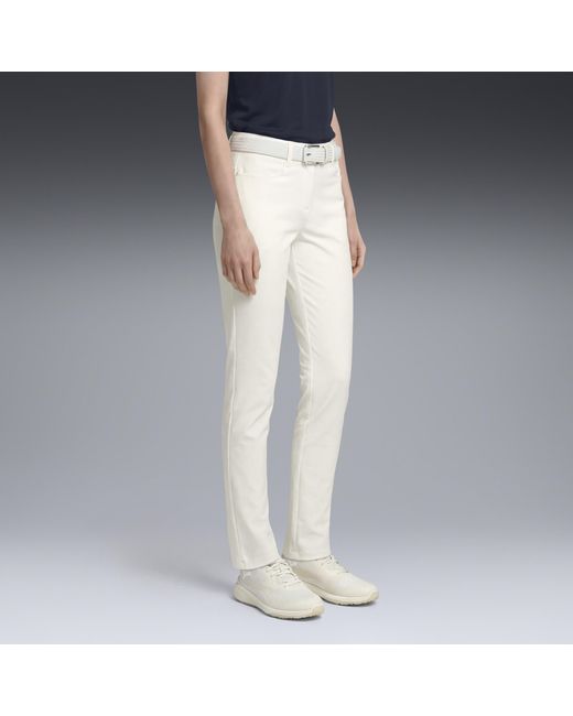 PUMA White Avant Slim Golf Pants