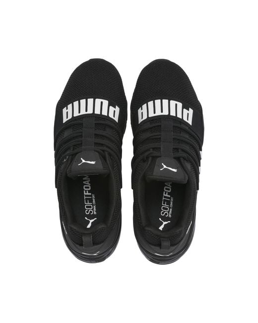 PUMA Black Cell Regulate Woven Running Shoes for men