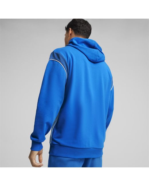 PUMA Blue Manchester City Ftblarchive Hoodie for men