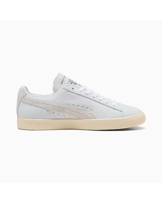 PUMA Clyde Laundry Boys Ii Sneakers Unisex in het White