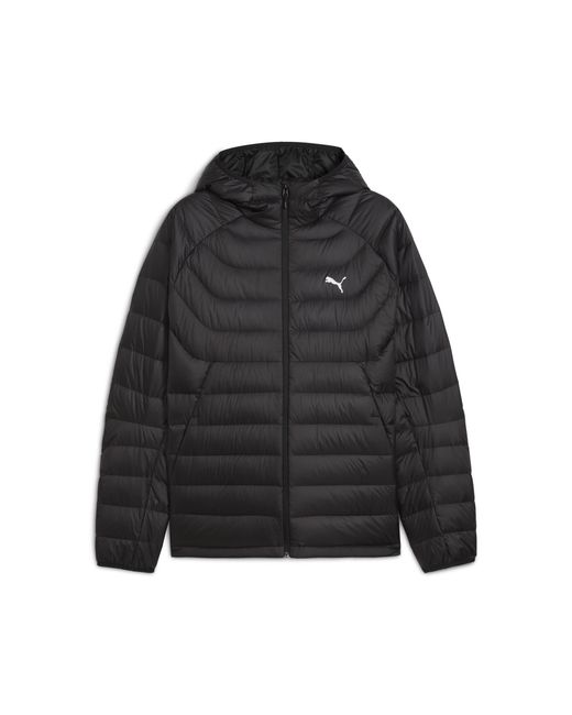 PUMA Black Packlite Hooded Down Jacket for men