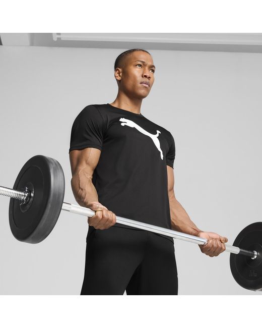 PUMA Tad Essentials Einfarbiges T-Shirt Mit Cat Logo Herren, Kleidung in Black für Herren