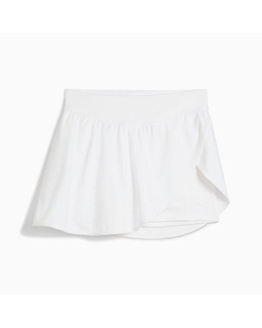 PUMA X Pamela Reif Asymmetrische Skort in het White