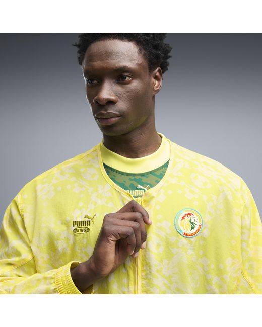 PUMA Yellow X Senegal X Salehe Bembury King Track Jacket for men