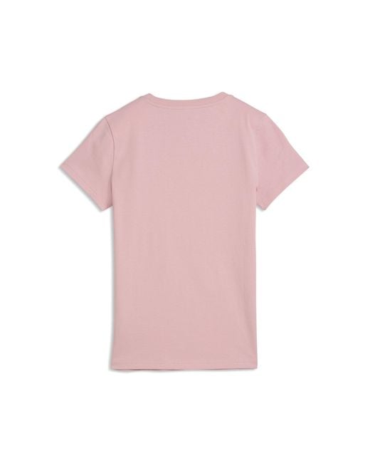 PUMA Pink Elevated Essentials T-Shirt