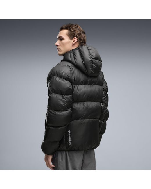 PUMA Black Tech Primaloftâ Heat Insulation Puffer Jacket for men
