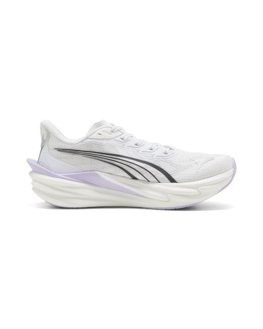 PUMA White Deviate Nitroâ 4 Road Running Shoes