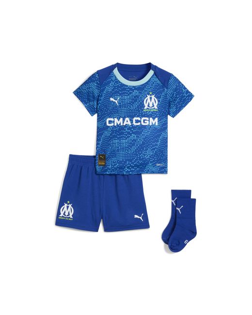 PUMA Blue Olympique De Marseille 25/26 Ausweichtrikot-Babykit Baby, Kleidung, Vivid/Azure