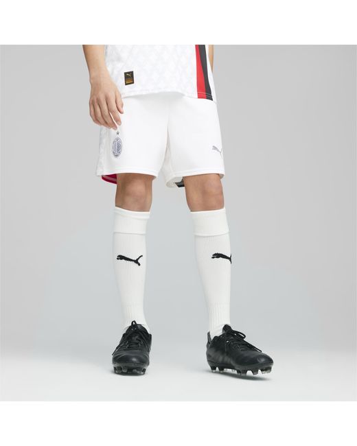 Shorts de Fútbol Juveniles AC Milan PUMA de color White