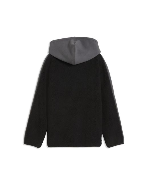 Felpa Essentials Elevated Invernale Dal Taglio Morbido Per Ragazzi, Abbigliamento, Nero di PUMA in Black