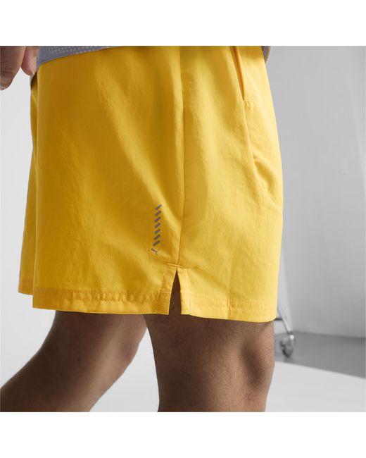 PUMA Yellow Run Favorites 7" Running Shorts for men