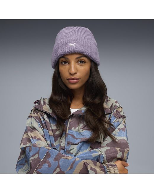 PUMA Purple Mmq Low Crown Beanie Hat