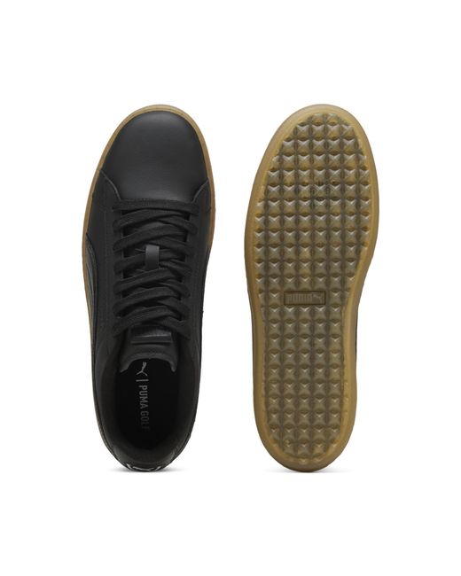 PUMA Black Suede Golf Shoes for men