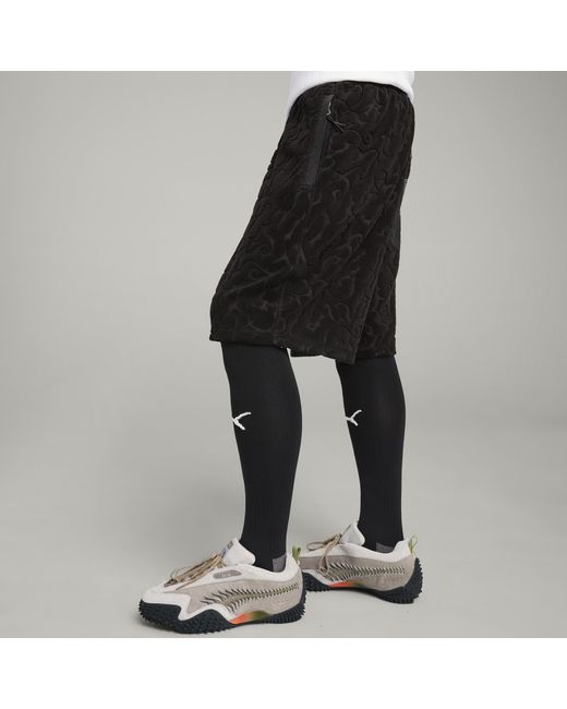 PUMA Black X Aries Frotteeshorts