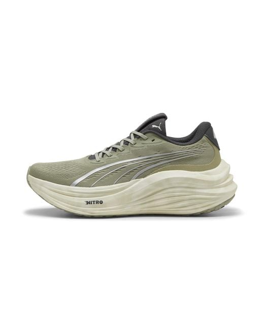 PUMA Magmax Nitro Terrains Laufschuhe Herren, Sport, Lux Army/Warm Weiß/Dusky Grau in Multicolor für Herren