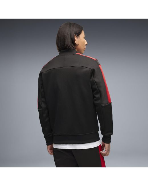 PUMA Black Scuderia Ferrari Mt7 Track Jacket for men