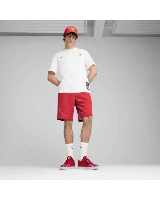 PUMA Scuderia Ferrari Hp Race Colour Splash Short Voor Maat in het Red voor heren