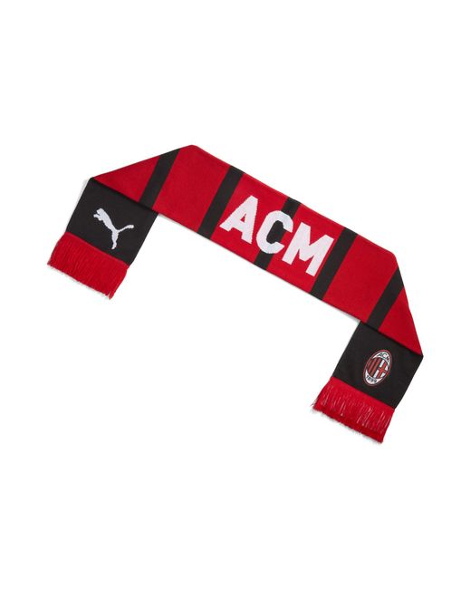 Sciarpa Ac Milan Essentials, Accessori, Rosso di PUMA in Red