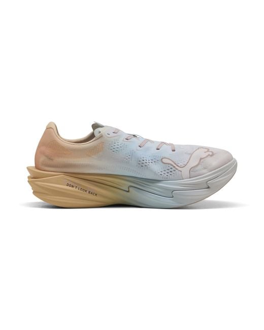 PUMA White Deviate Nitro Elite 4 Running Shoes for men