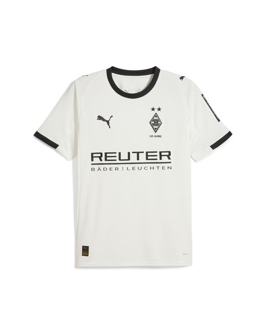 PUMA Borussia Mönchengladbach 25/26 Heimtrikot Herren, Sport, Warm/Schwarz in White für Herren