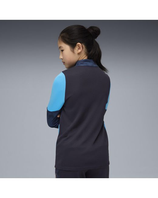 PUMA Blue Olympique De Marseille Trainingstop Teenager, Kleidung, /Azure