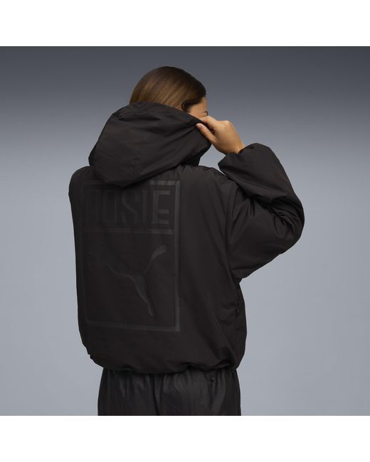PUMA X Rosã Oversized Jack Met Halve Ritssluiting Voor Maat in het Black