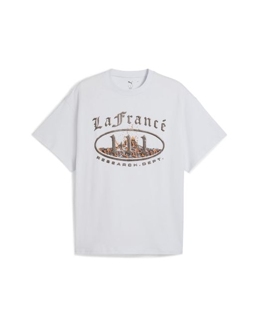 PUMA Lafrancã Heem Uniseks T-Shirt, Maat in het White