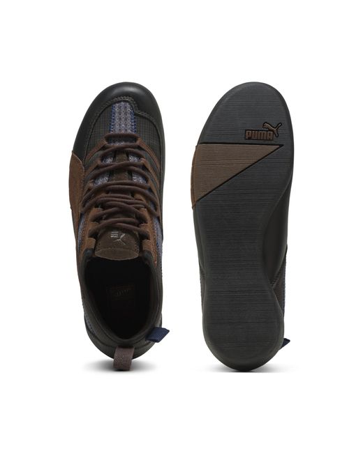 PUMA Brown Klim Patch Sneakers