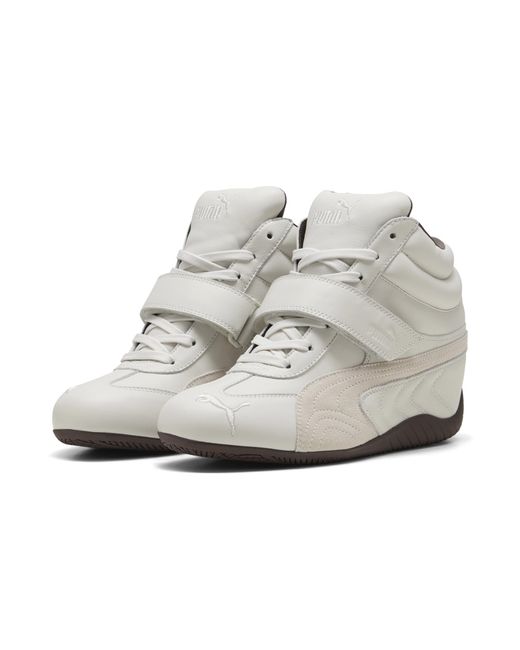 PUMA Metallic Speedcat Wedge Sneakers