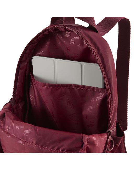 PUMA Purple Up 12 L Kleiner Rucksack, Accessoires, Ruby Shimmer/Metallisch Logo
