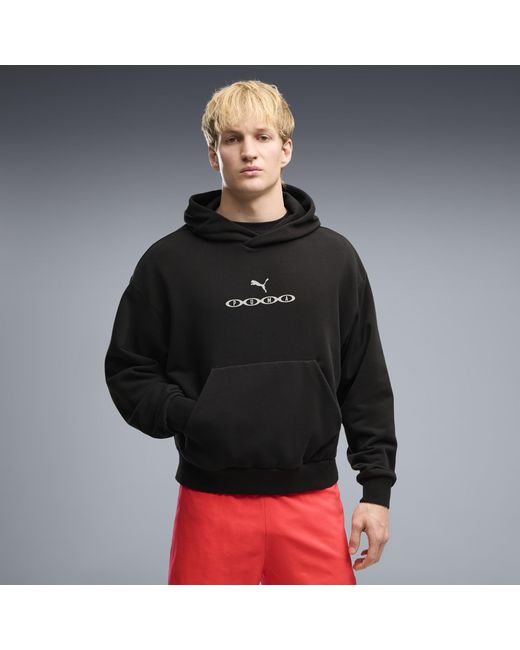 PUMA Black Run Culture Collective Boxy Hoodie for men
