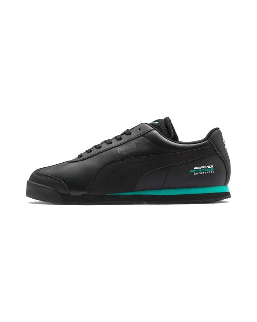 PUMA Black Mercedes Amg Petronas Roma Men's Sneakers for men