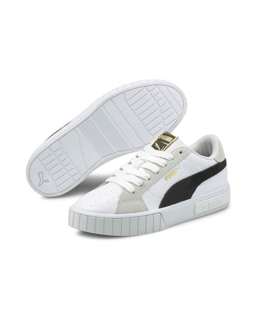 PUMA Leder Cali Star Mix Sneaker Schuhe in Weiß - Sparen Sie 5% | Lyst AT