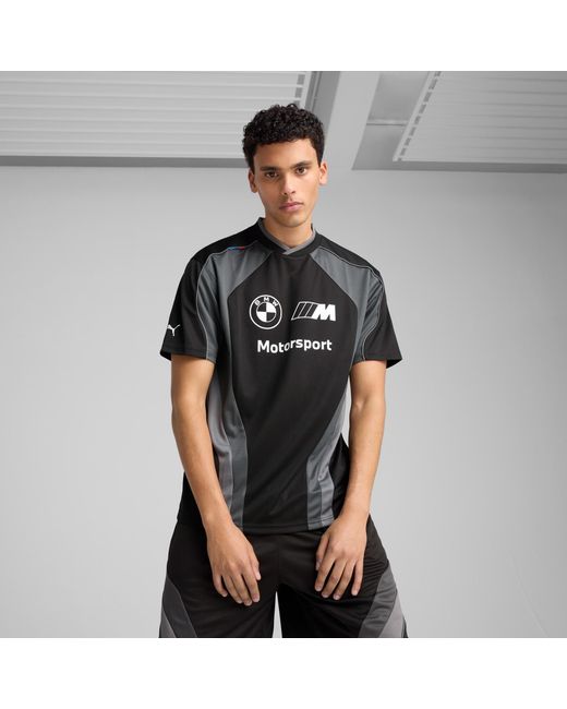 PUMA Gray Bmw M Motorsport Lifestyle Jersey for men
