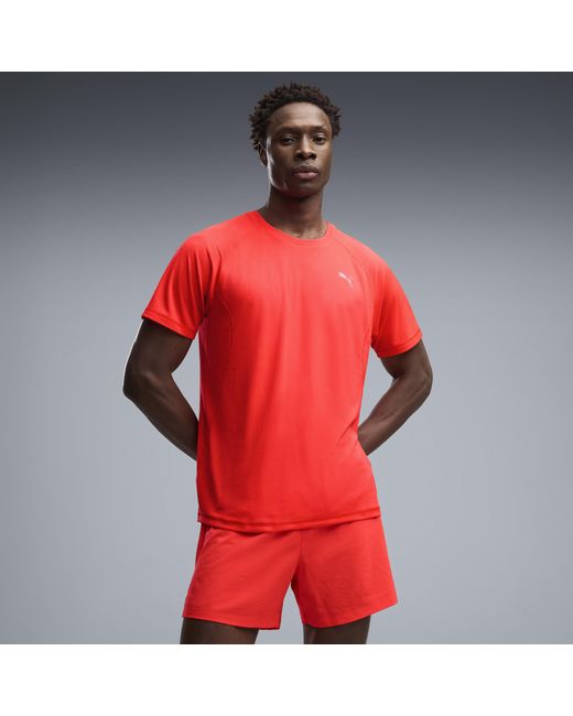 PUMA Red Velocity Running T-Shirt for men