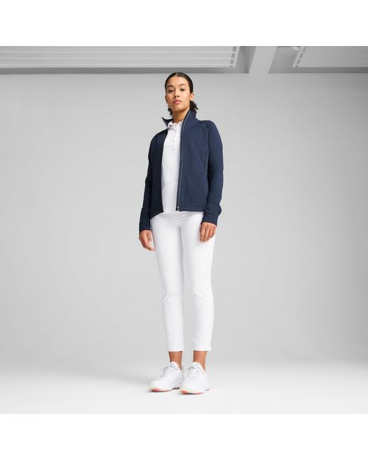 PUMA Cloudspun Tech Zip-Up Power Jack Voor in het Blue