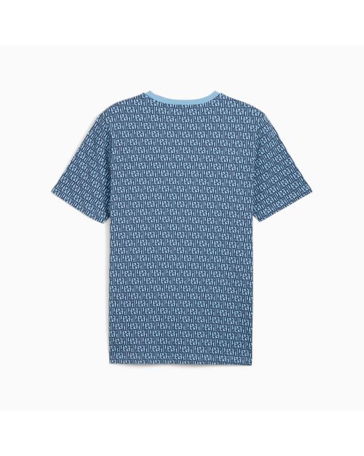Camiseta Manchester City Ftblculture Con Estampado Integral Para Hombre PUMA de hombre de color Blue