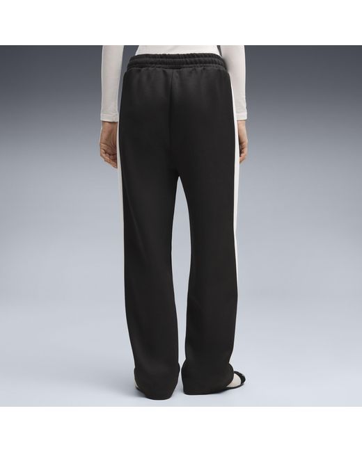 PUMA Black T7 Straight Track Pants