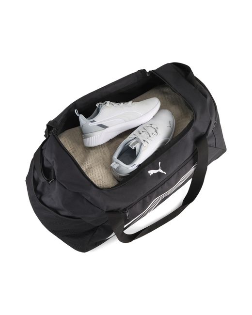 PUMA Black Fundamental 49L Medium Sports Bag