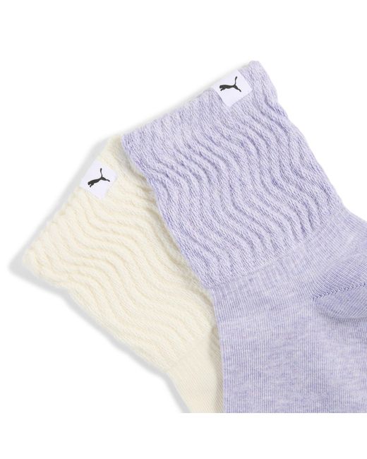 PUMA Blue Licence Zigzag Kurze Socken Damen (2Er-Pack)