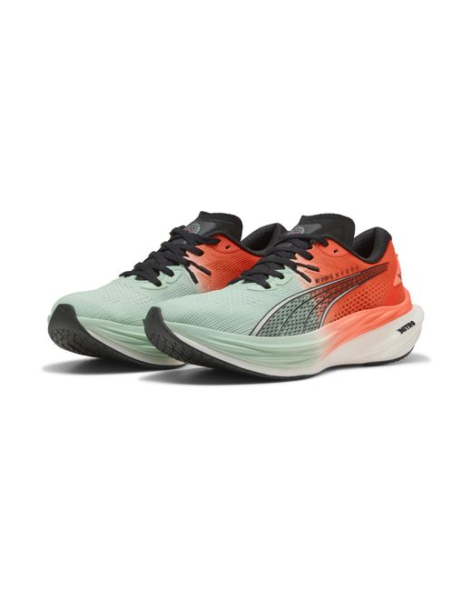 Zapatillas De Running X Hyrox Deviate Nitro 3 Para Mujer, Sport, Mint Melt/Glowing Rojo PUMA de color Red