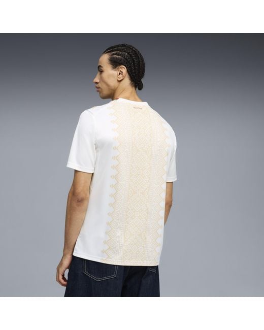 PUMA White Morocco Away Jersey for men
