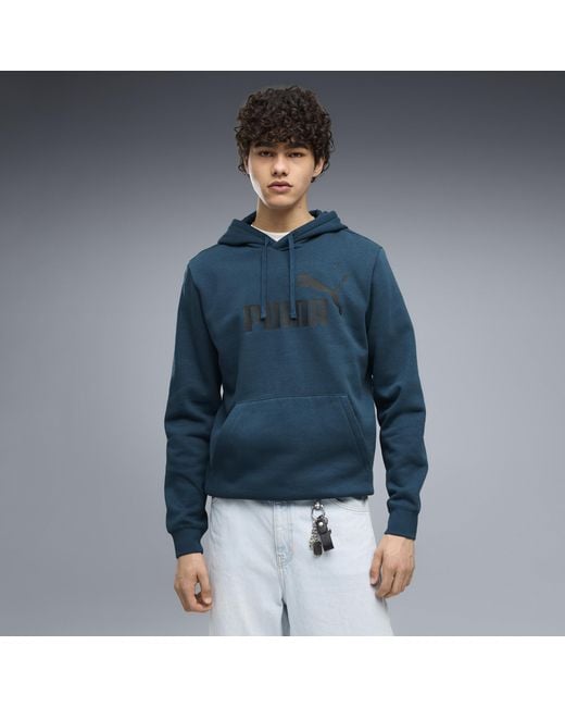 PUMA Blue Essentials No. 1 Logo Hoodie for men